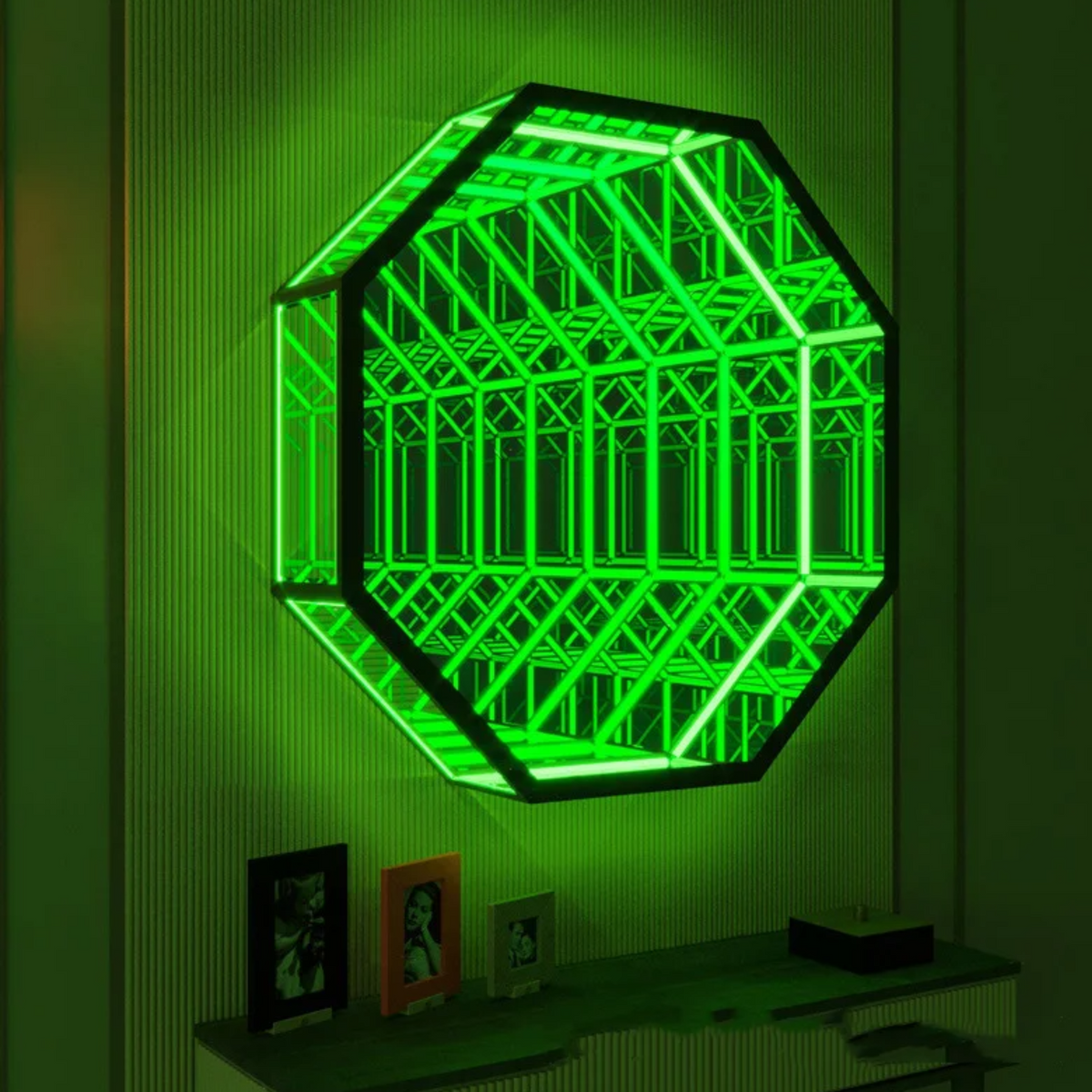 Neon Infinity Mirror by Merit Los Angeles  Mirror design wall, Mirror  designs, Mirror wall decor