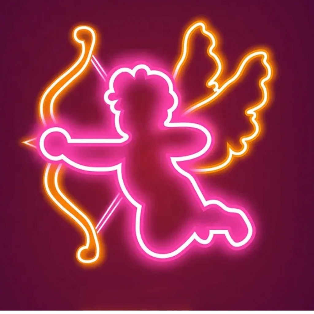 Cupid Arrow Neon Sign