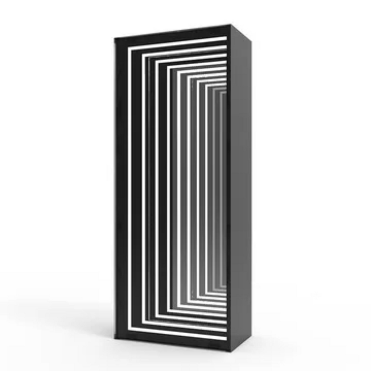 LED Infinity Tunnel Light Mirror - Mesmerizing Home Decor, Create your ...