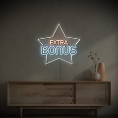 Extra Bonus Neon Sign