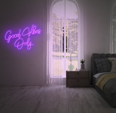 Good Vibes Only Neon Sign