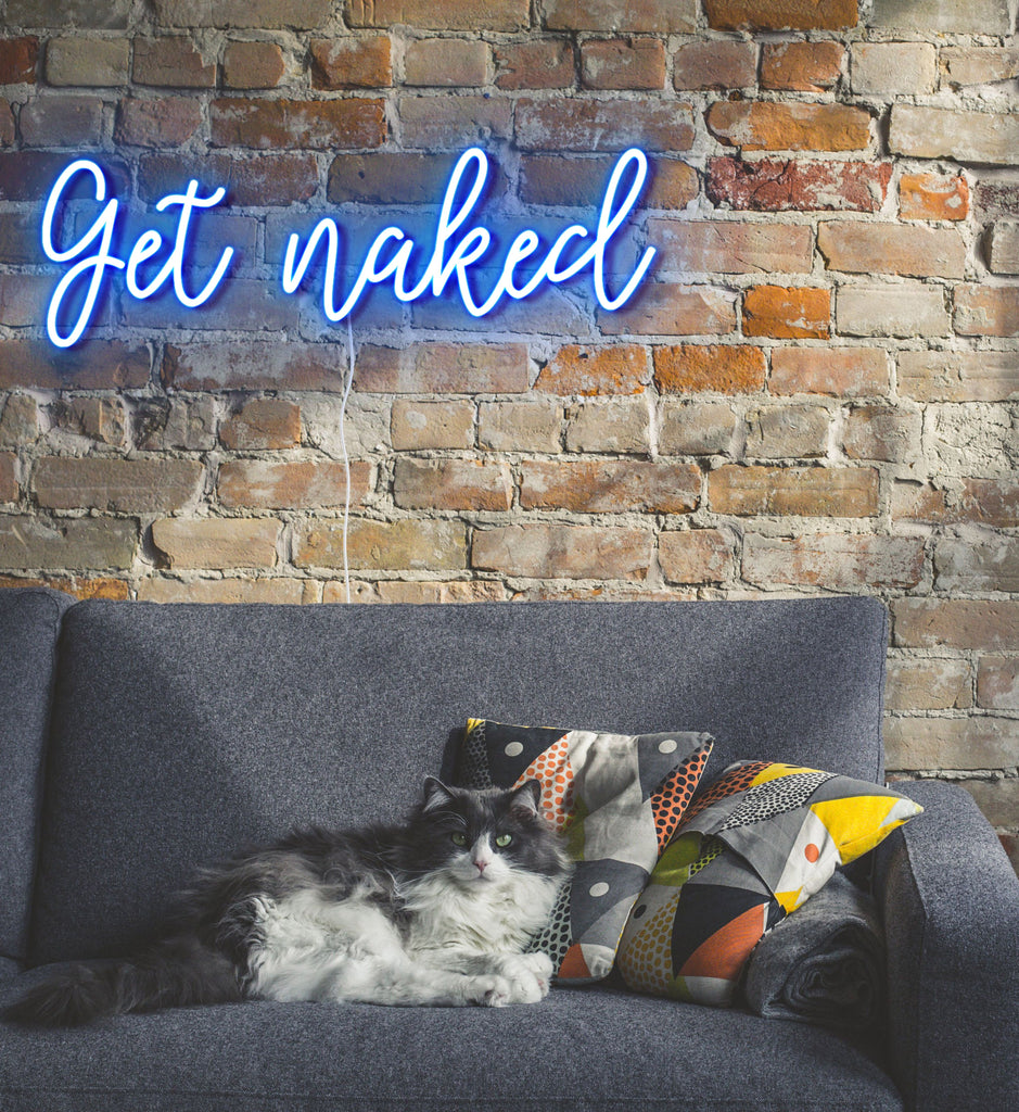 Nude Neon Sign - Get Naked
