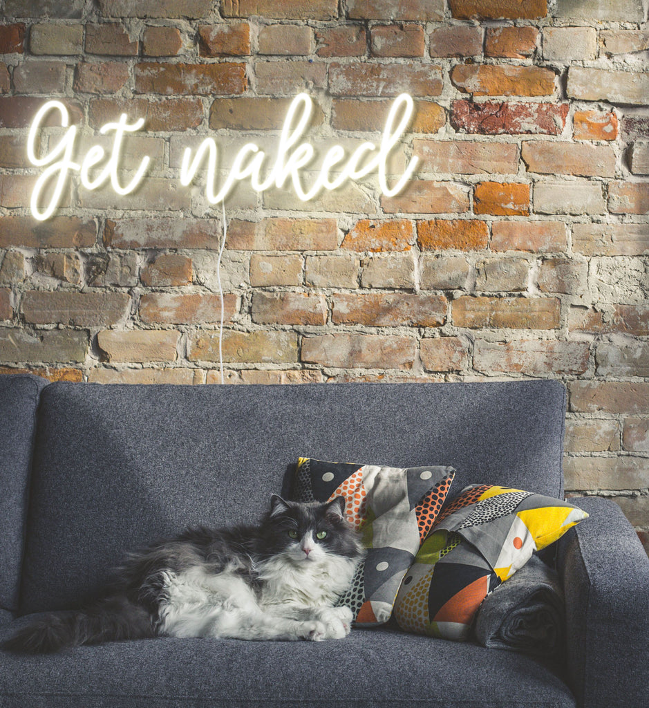Nude Neon Sign - Get Naked