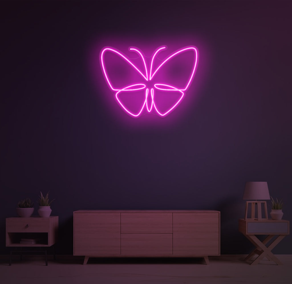 Butterfly Neon Light - Neon Chase