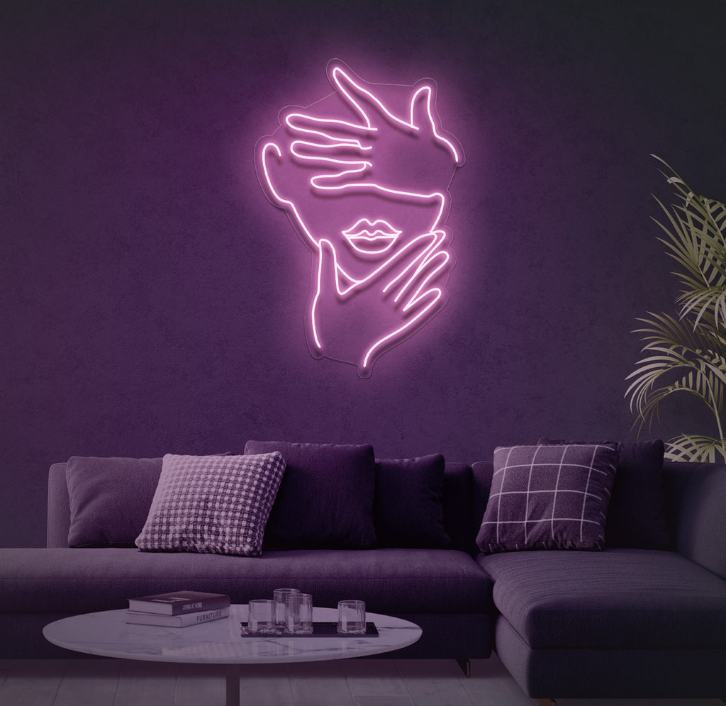 Salon neon signs - Face Neon Aesthetic - Neon Chase