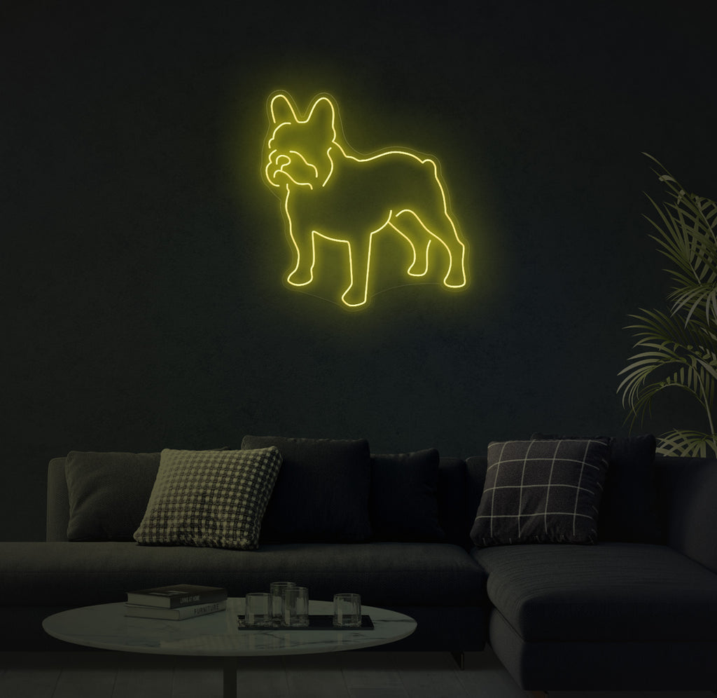 French bulldog neon sign - Neon Chase